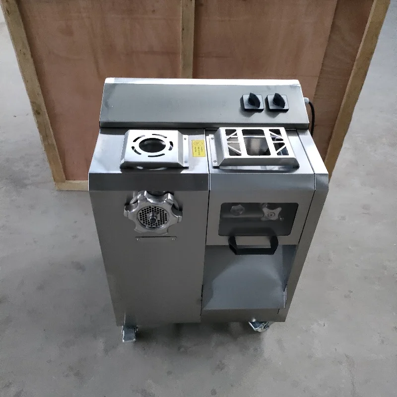 Stainless Steel Cutter Cutting Machine Commercial Kitchen Automatic Electric Beef Pork Fish Fresh Meat Strip Sliced Slicer