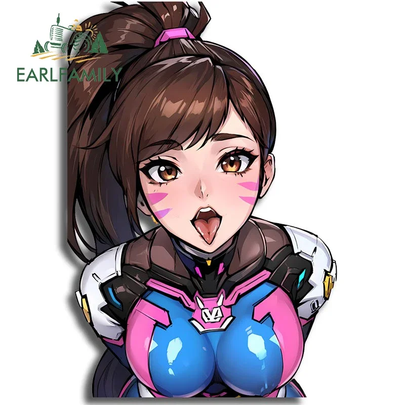 

EARLFAMILY 13cm x 8.9cm for Dva Car Accessories Stickers Graffiti Funny Creative Campervan Decal Vinyl Auto Refrigerators Decor