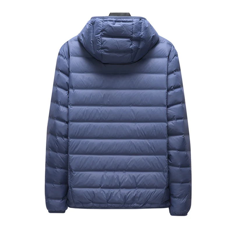 Anti-Spatten Lichtgewicht Puffer Jacket 90% Witte Eendendons Mannen Hooded Water En Wind-Regendicht Warm Houden down Jassen 5XL 6XL