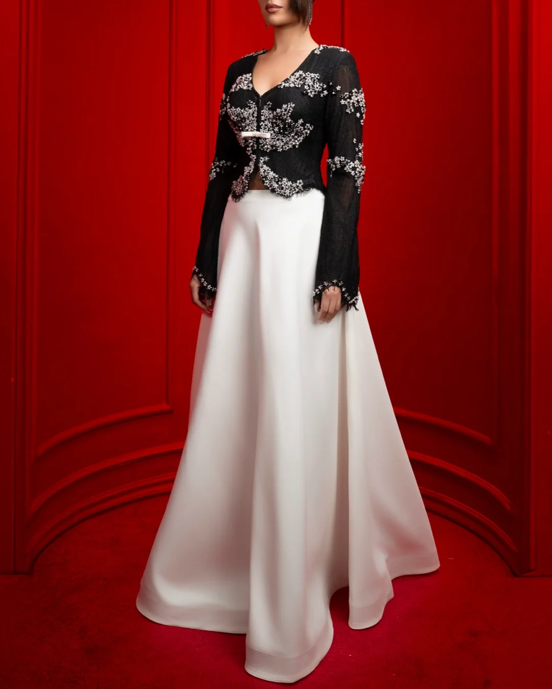 Topmode gezwollen vrouwen rok lange rok elegant satijn geweldige vrouwelijke rokken Saia lente en herfst taft rok op maat gemaakt