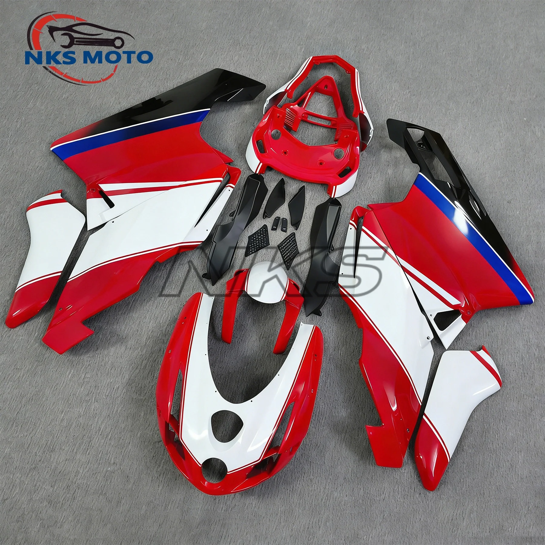 Custom Painted Motorcycle Fairing Kit For DUCATI 999 2003 2004 ABS Plastic Bodywork Fairings Red White