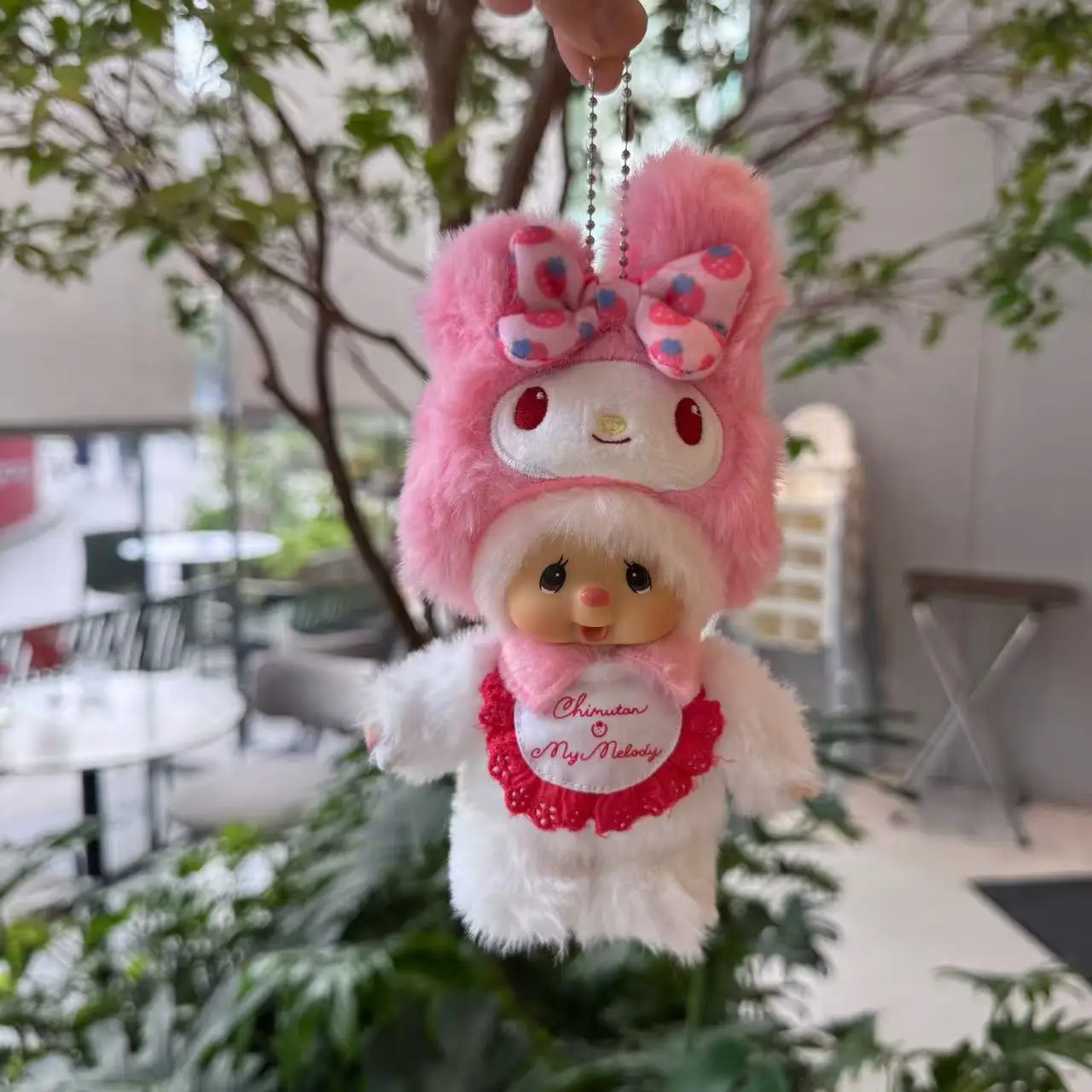 

Cute ‌Monchhichi Keychain Kawaii Keychains for Bags Monchhichi Doll Hanging Pendants Children's Day Birthday Gift