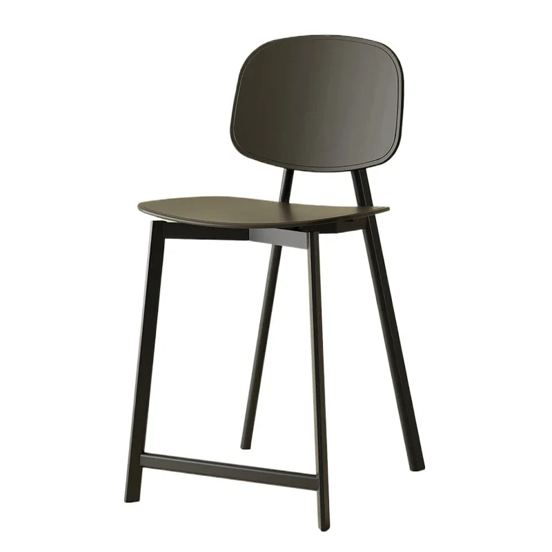 الرجعية الصناعية مسند الظهر مقعد مقهى كرسي طويل الساق المنزل عالية الطعام البراز بسيط جزيرة بار الأثاث التجاري #5