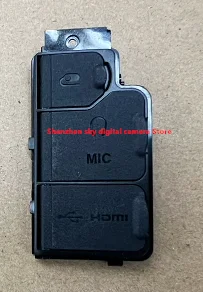 غطاء جانبي لنيكون D750 DSLR مع ميكروفون HDMI مطاطي USB