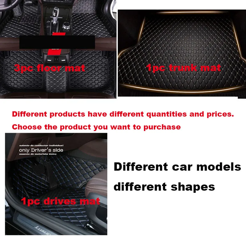 Car Floor Mat For Kia Carnival 2014 2015 2016 2017 Luxury Woman High Quality Leather Full Set Carpet Foot Pad Auto Accessory