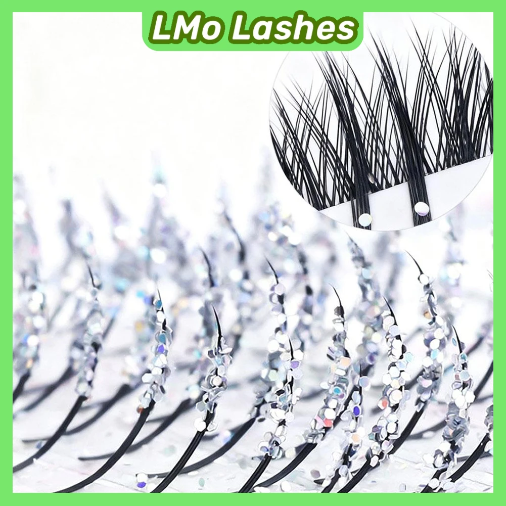 ขนตาปลอมสีเงินวิ้งระยิบระยับ สีสันสดใส ขนตาปลอมแบบยาวพิเศษ คุณภาพพรีเมียม ขายส่ง สำหรับงานปาร์ตี้คริสต์มาส แต่งตาแบบพิเศษ