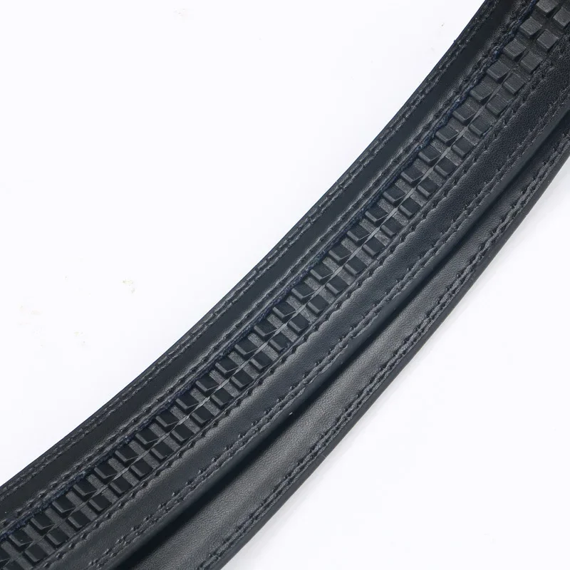 130 140 150 160 170cm 大きいサイズ プラスサイズ ベルトストラップ バックルなし 自動バックル用 本革ベルト メンズ バックルなし 幅3.5cm