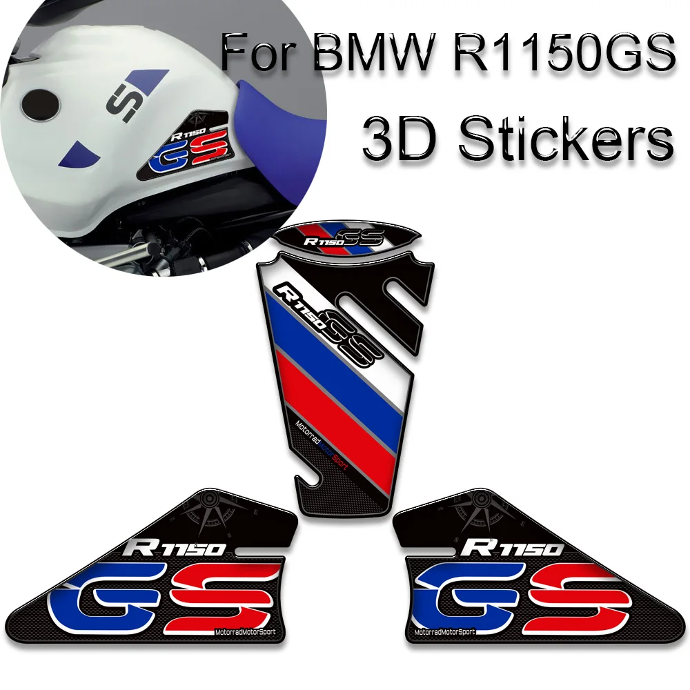 Tank Pad Grips Gas Fuel Oil Kit Knee Stickers For BMW R1150GS R 1150 GS R1150 GSA ADV Adventure Motorcycle Protector Decals