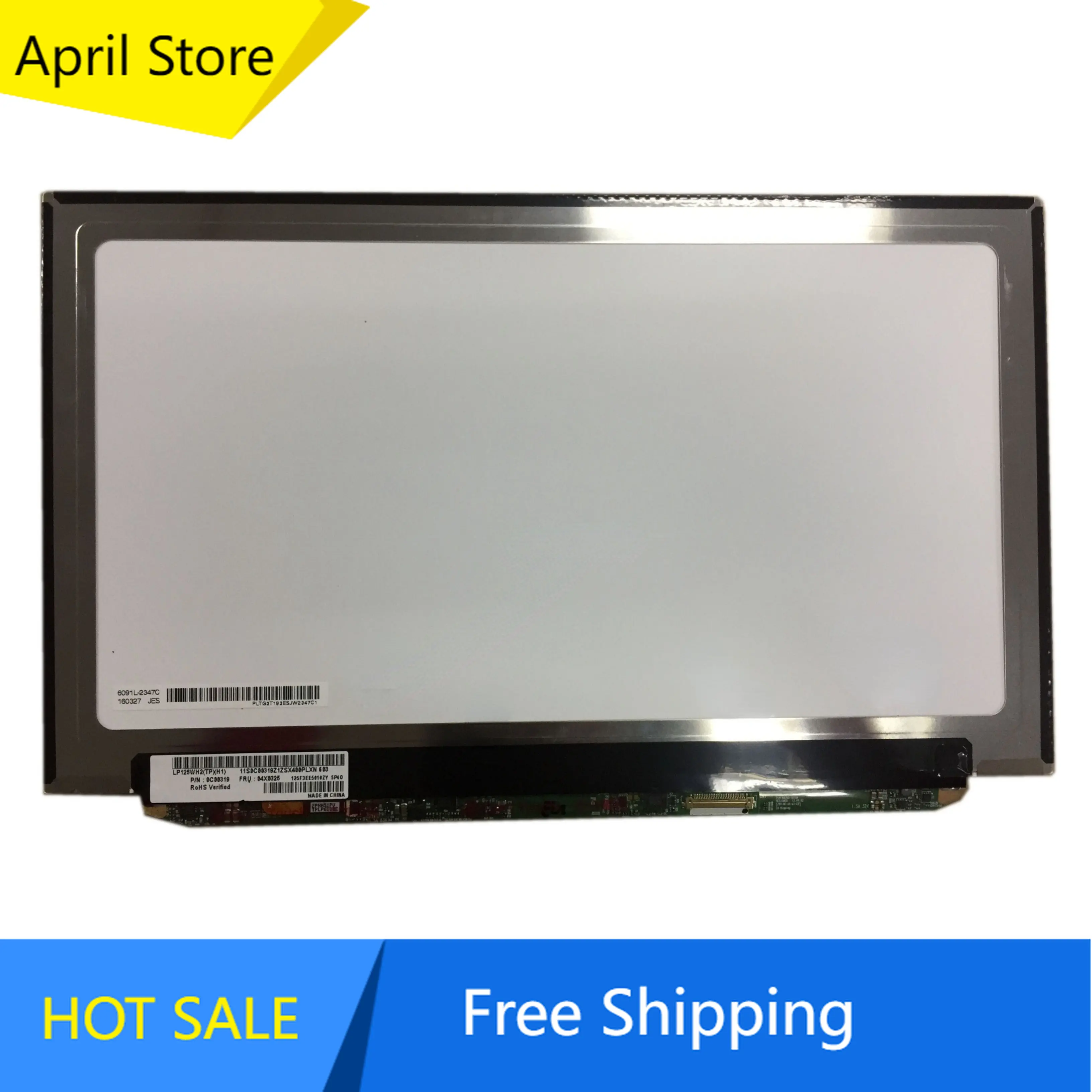 

LP125WH2-TPH1 B125XTN01.0 M125NWN1 R0 Fit X240 X240s FRU:04x0325 Laptop Lcd Screen 1366*768 30 Pins