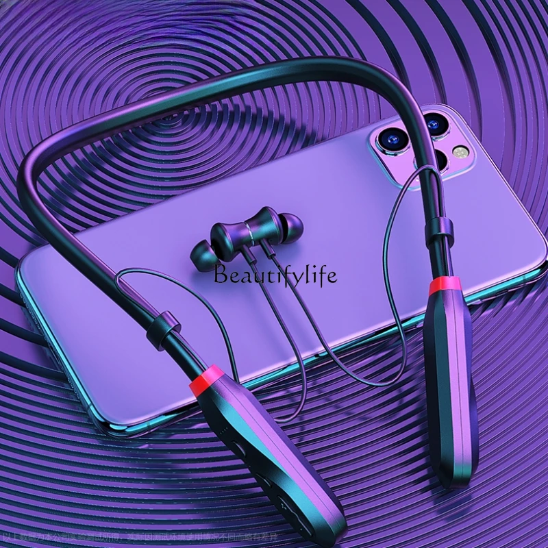 Wireless Noise-Reduction Bluetooth Headset in-Ear Ultra-Long Life Battery Neck Halter