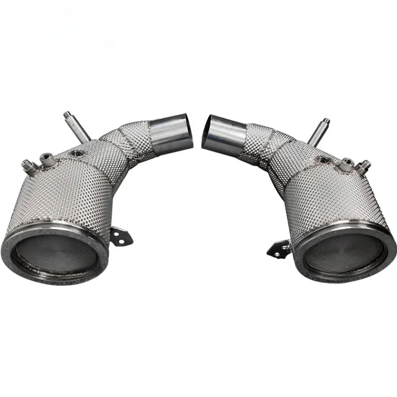 High Performance hot sellin flow stainless steel catless exhaust downpipes for Porsche 992 with heat shield Accessories