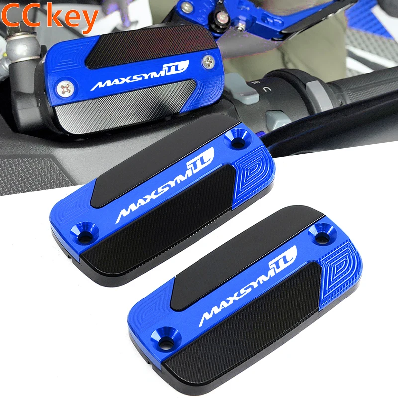 Motocicleta CNC Freio Fluido Cilindro Reservatório Tampa, SYM Scooter, MAXSYM TL 500 400 508 600i Maxsym TL500 TL508
