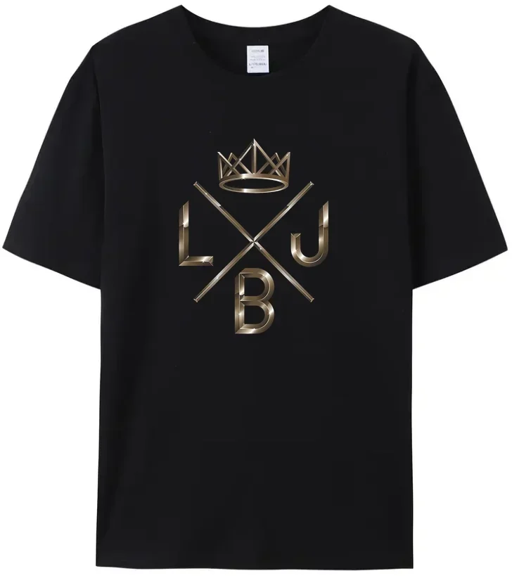 The crown of T-shirt manufacturing is loved by fans - LeBron-LBJ printed cotton Tee