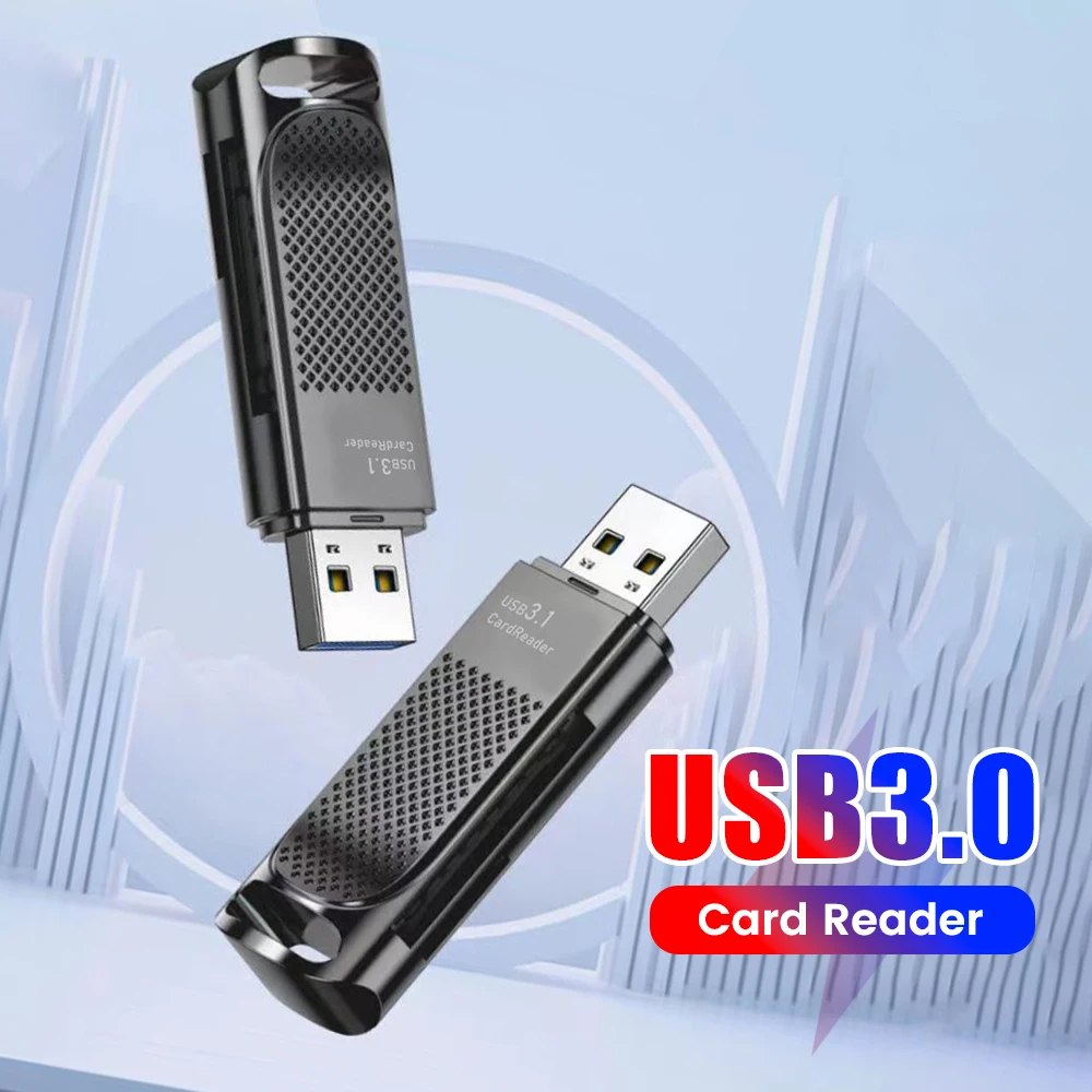 Elough USB 3.0 2-in-1 high-speed card reader camera card reader SD/TF USB2.0 card reader compatible Windows Mac Os Linux systems