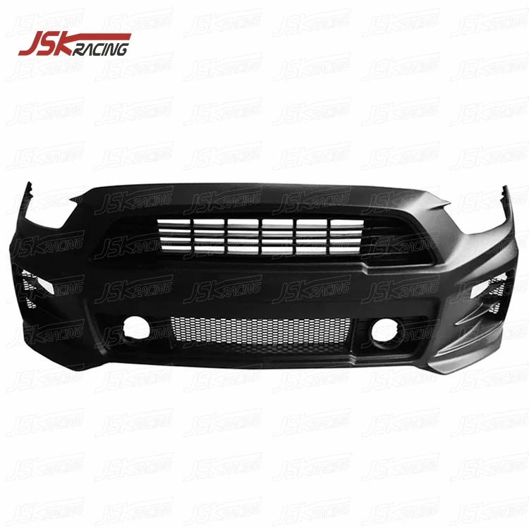 ROUS STYLE HALF CARBON FIBER FRONT BUMPER for 2015-2017 FORD MUSTANG