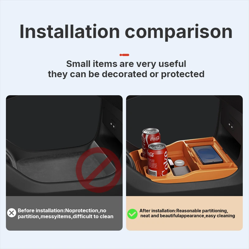 2025 Per Xiaomi Yu7 Console centrale in silicone sotto la scatola di immagazzinaggio Organizzatore di controllo centrale Zerbino per interni auto