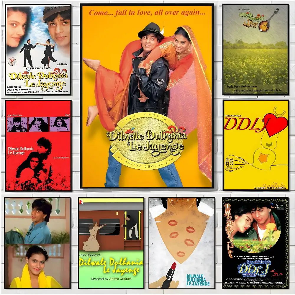 

DDU D-Dilwale Dulhania Le Jayenge Poster HD art poster for home living room bar office decoration sticky, waterproof