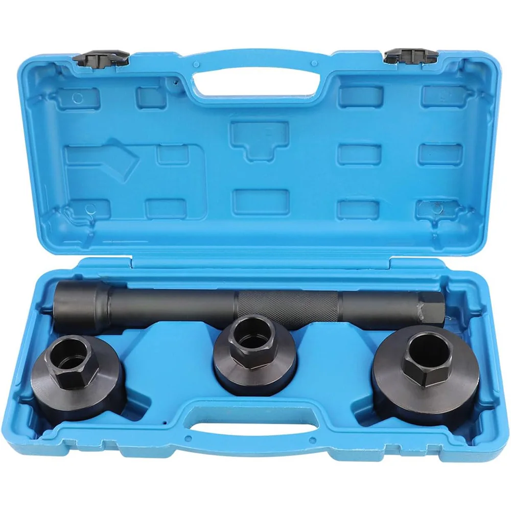 

Inner Tie Rod End Removal Tool Kit Axial Steering Ball Joint Puller Remover 30-35mm 35-40mm 40-45mm 1/2" Drive