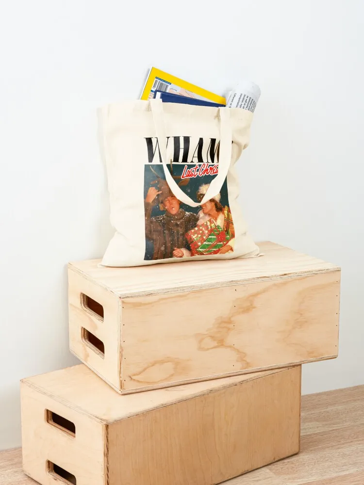 Last Christmas Album - Vintage Band UK Tote Bag shopper bag women canvas Lady bags female bag bags luxury women