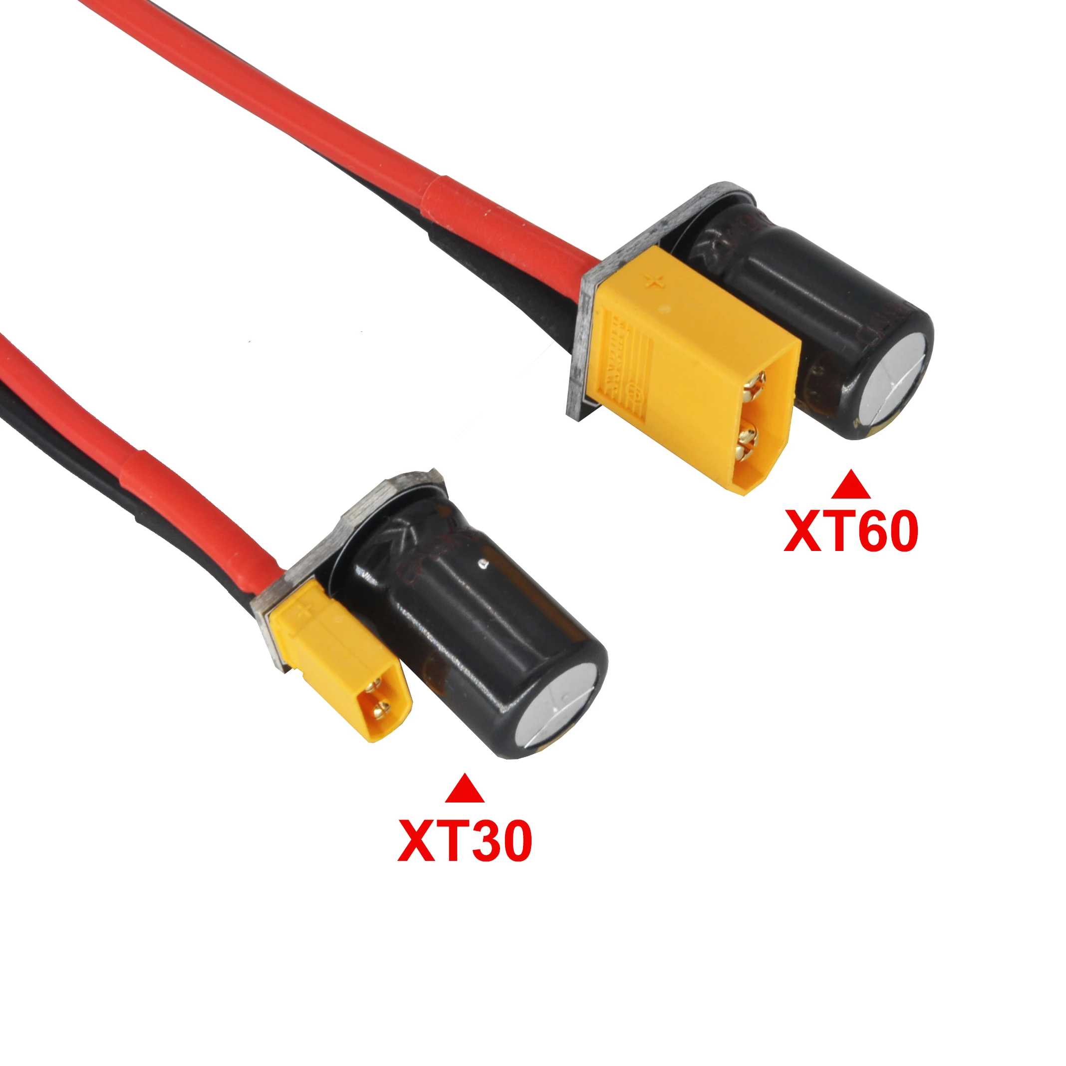 Câble de connecteur de prise mâle avec filtre de pointe de tension, pièces RC, puzzle, 470uF, 50V, FPV, ESC, PDB, 3-6s, batterie Lipo, compte 30, compte 60