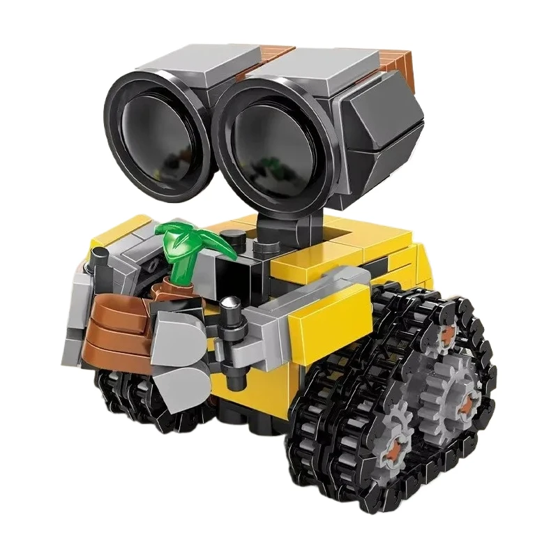 All new Disney Mini Wall-E Block Kit MOC Creative Technologies classic movie model block assembly DIY toy gift for kids