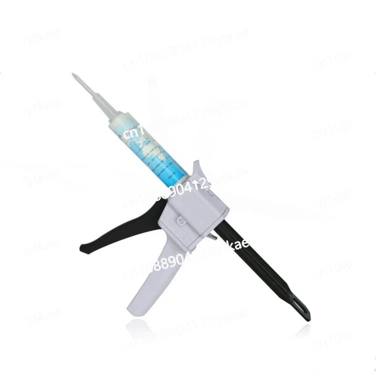 AB Manual Glue Gun AB Glue Barrel Mixed 50ML Glue Gun Blue and Red  Gun 1:1/2:1 Universal Labor-saving Beater