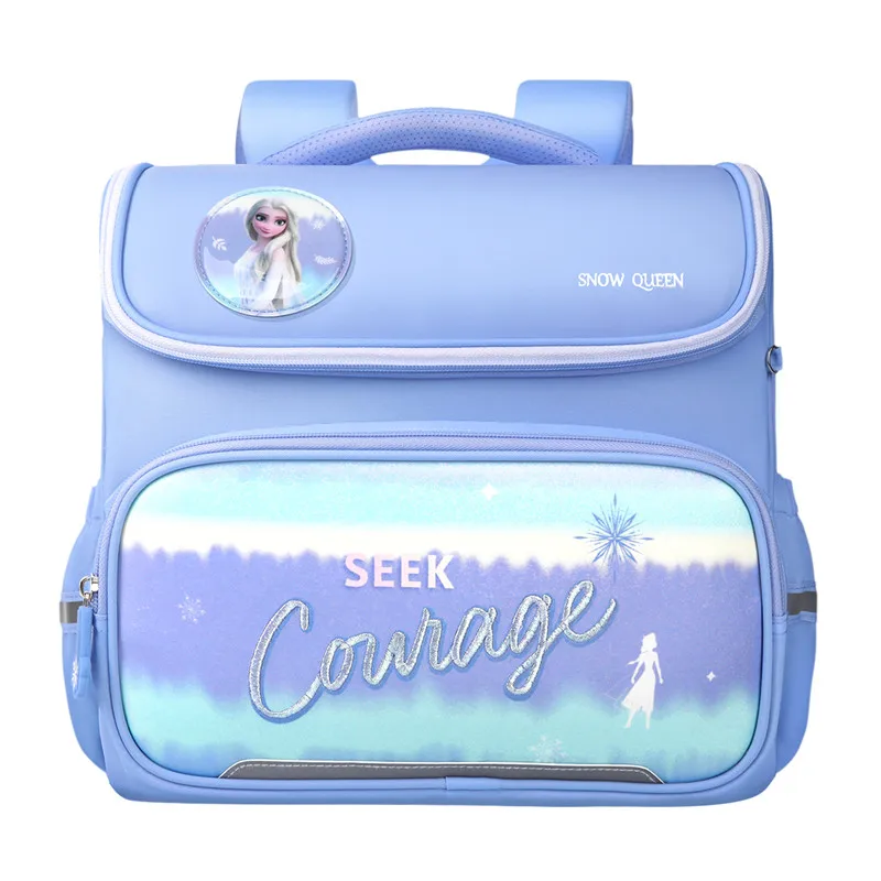 2022 Disney New Frozen School Bags For Girls Elsa Anna Primary Student Shoulder Orthopedic Backpack Grade 1-5 Kids Gifts Mochila