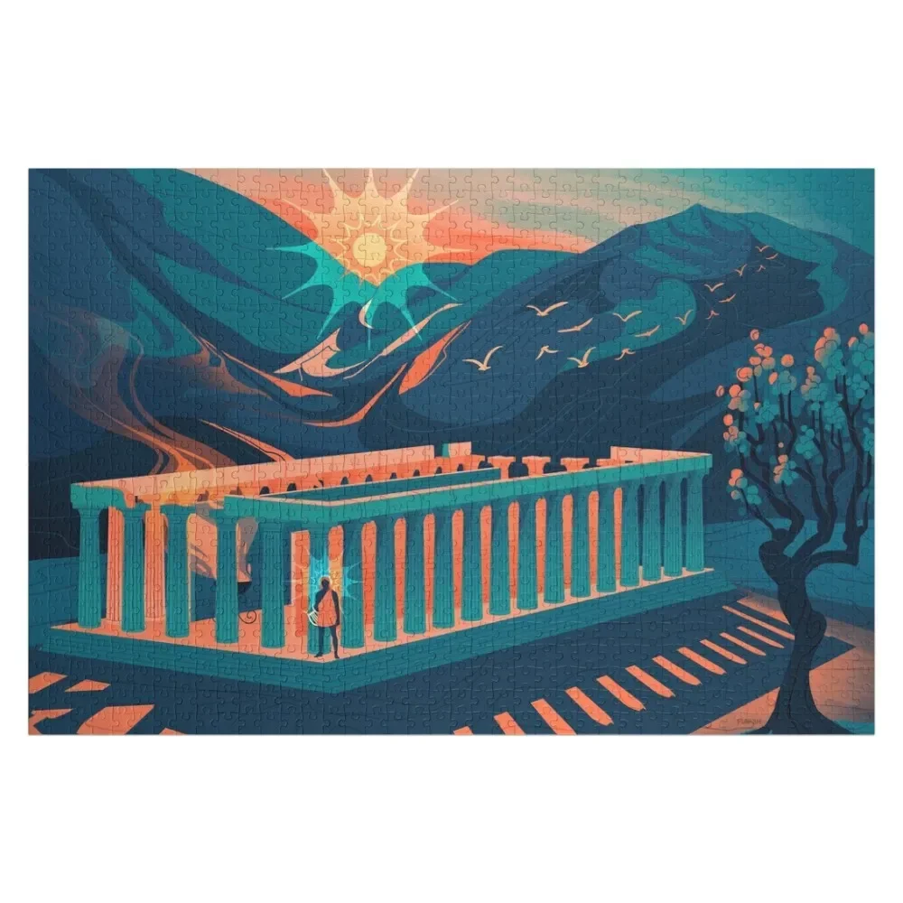 Temple of Apollo at Bassae Jigsaw Puzzle Iq Personalized Baby Object Works Of Art Puzzle