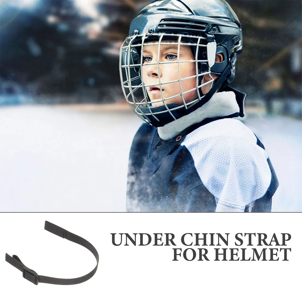 

2Pcs Durable Hard Hat Adjustable Chin Strap Universal Replacement Rugby Safety Gear Elastic Hockey Chin Strap
