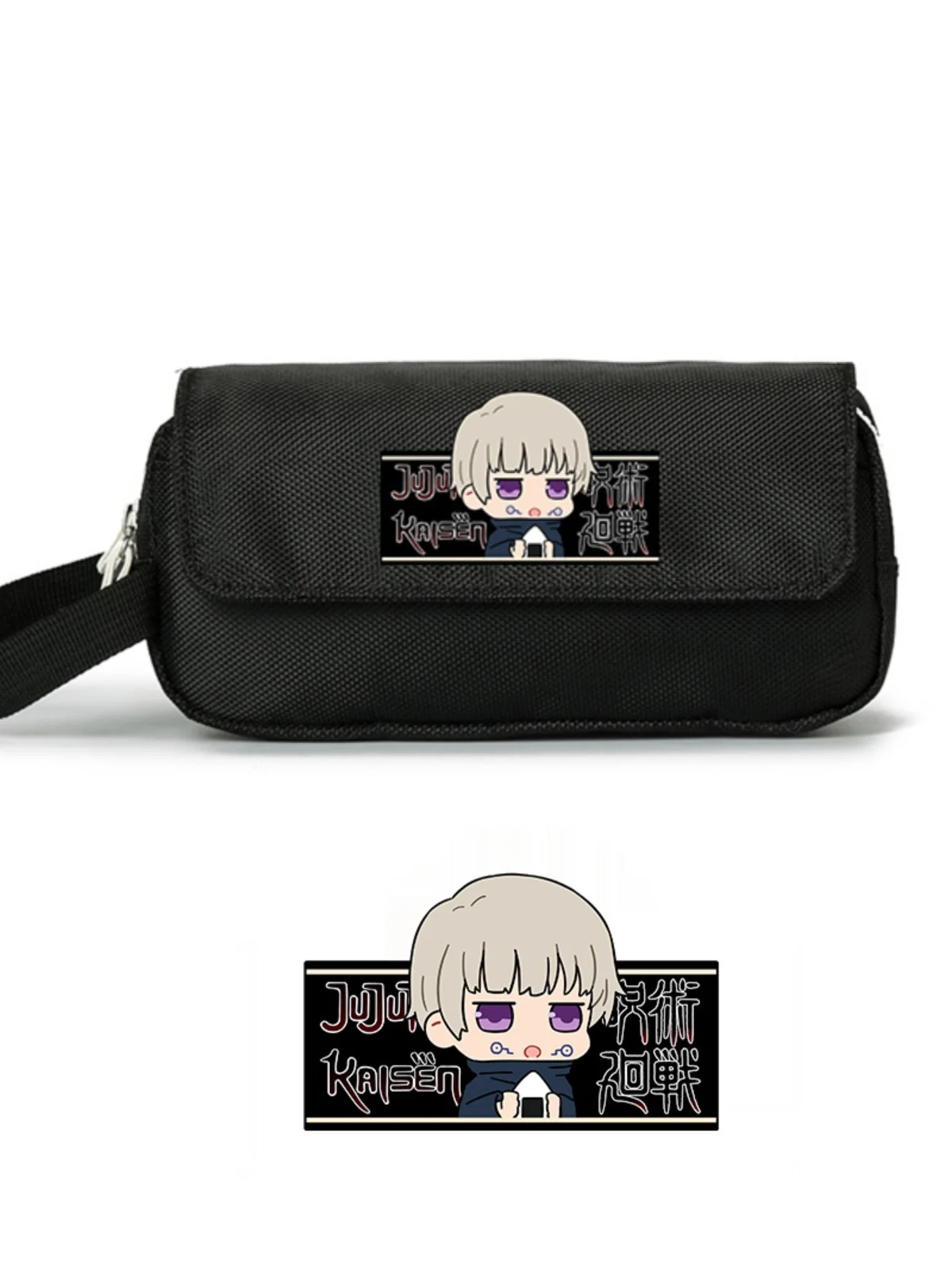 Astuccio Anime Jujutsu Kaisen Yuji Itadori Gojo Satoru Cosplay borsa portapenne di grande capacità forniture regalo di cancelleria per bambini