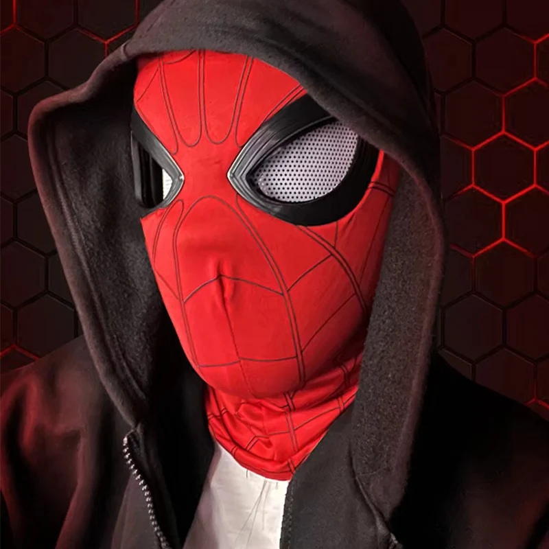 Spider-Man Cosplay Mask – Realistic Full-Face Costume Mask — detail image 6