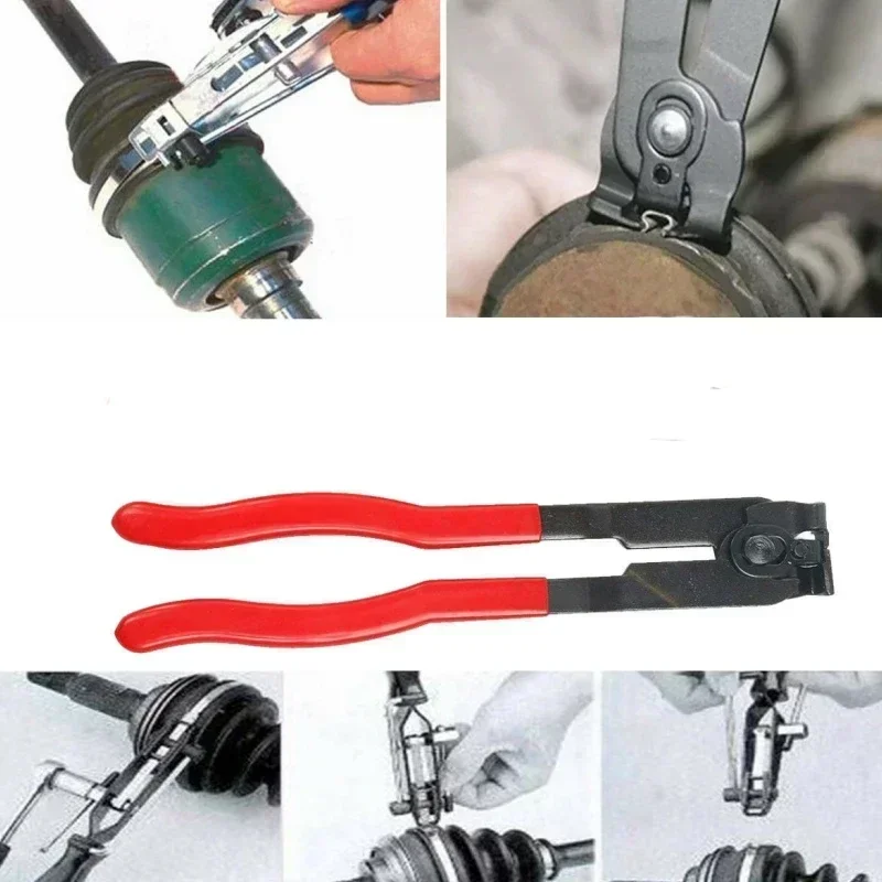 Durable CV Joint Boot Clamp Pliers Car Banding Hand Tool Kit Car Repairs Kits for Exhaust Pipe Fuel Filter Hand Installer Tool