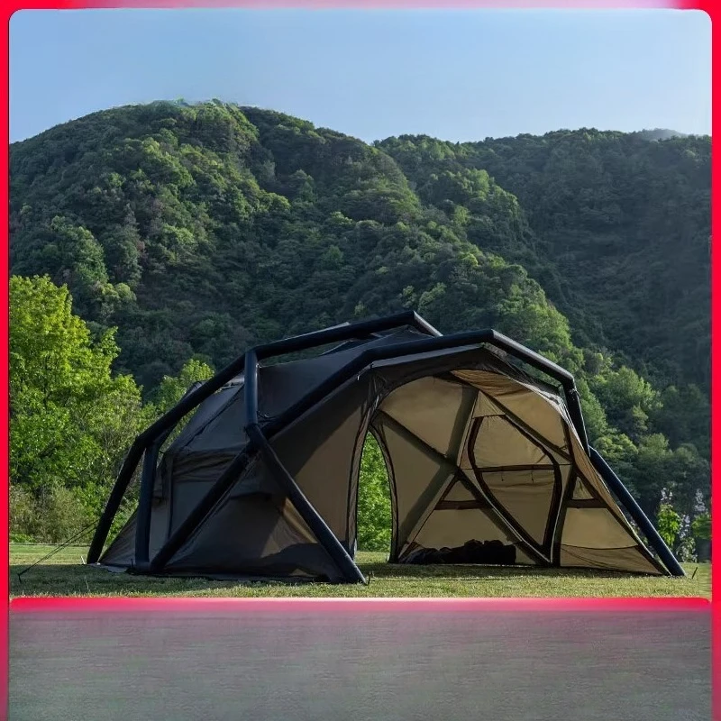 Inflatable ball tent outdoor camping spherical inflatable tent integrated portable camping overnight rainstorm protection