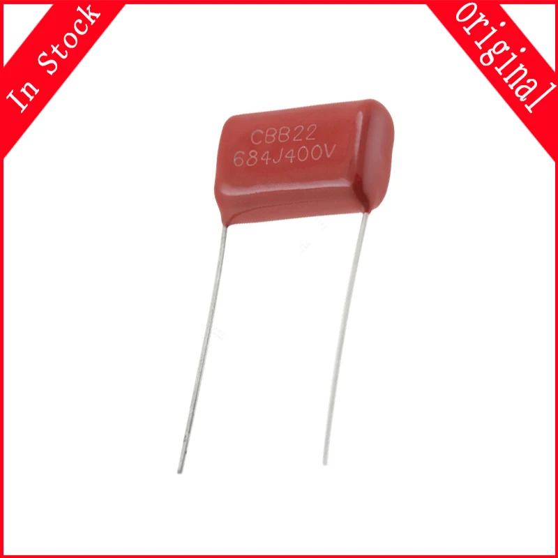 10PCS/lot 400V684J Pitch 15MM 0.68UF 680nf 684 400V 684J 684J400V CBB Polypropylene Film Capacitor In Stock