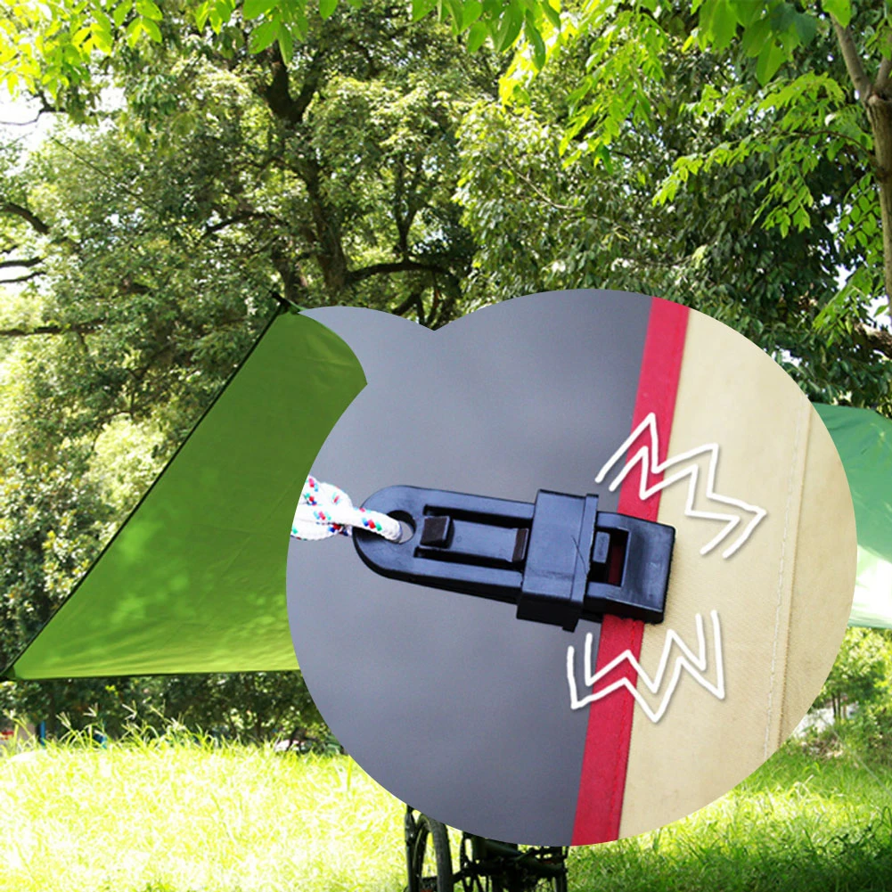 كبير المظلة المشابك يندبروف المظلة الرياح حبل المشبك قابلة لإعادة الاستخدام المظلة تشديد مقاطع مع اذع السحابة أدوات التخييم الملحقات