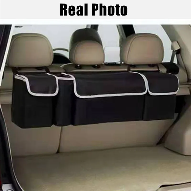 JFBONIN Car Trunk Organizer Backseat Storage Bag High Capacity Multi-use Oxford Car Seat Back Organizers Automobile Interior