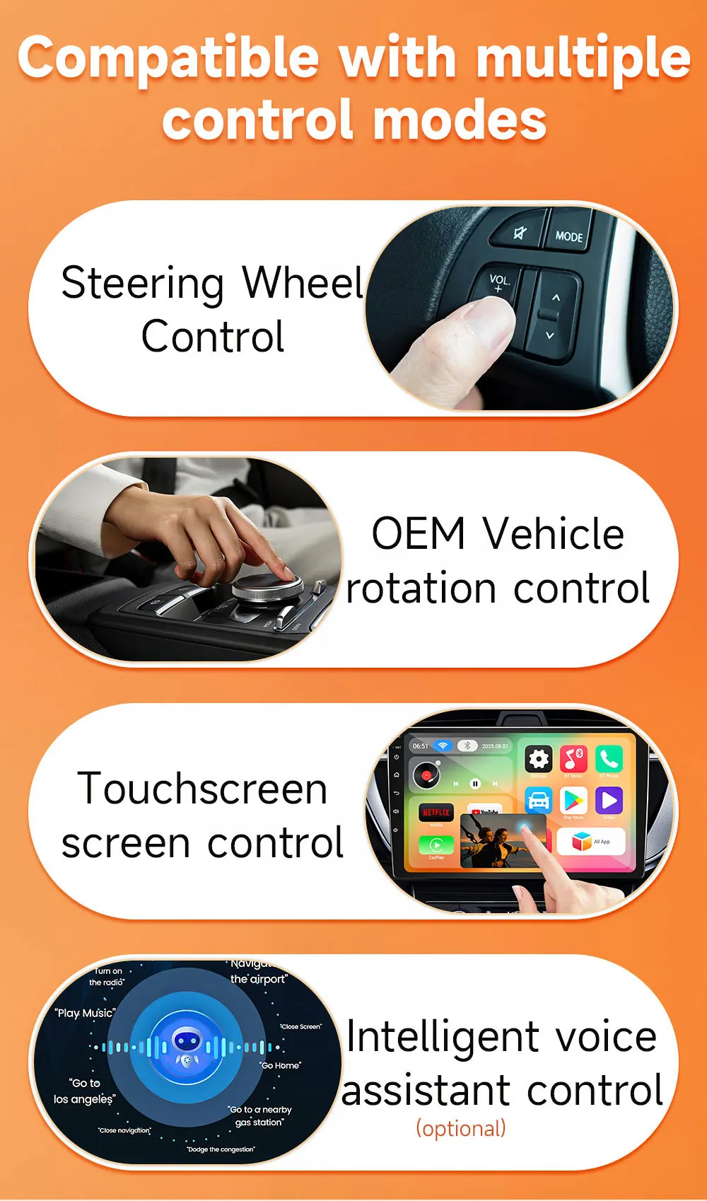 Sistema Android 16 con Carplay para Toyota Auris y Corolla, modelos 2006-2012. Radio para automóvil con sistemas inteligentes, conectividad 4G y Wi-Fi, Android Auto, Bluetooth inalámbrico.