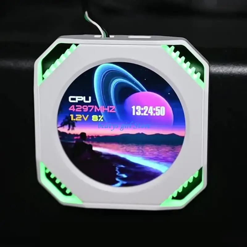 

C7AB 2.1In Display Screen, PC Sensors Panel, USB ARGB GPU CPU Temperature Display