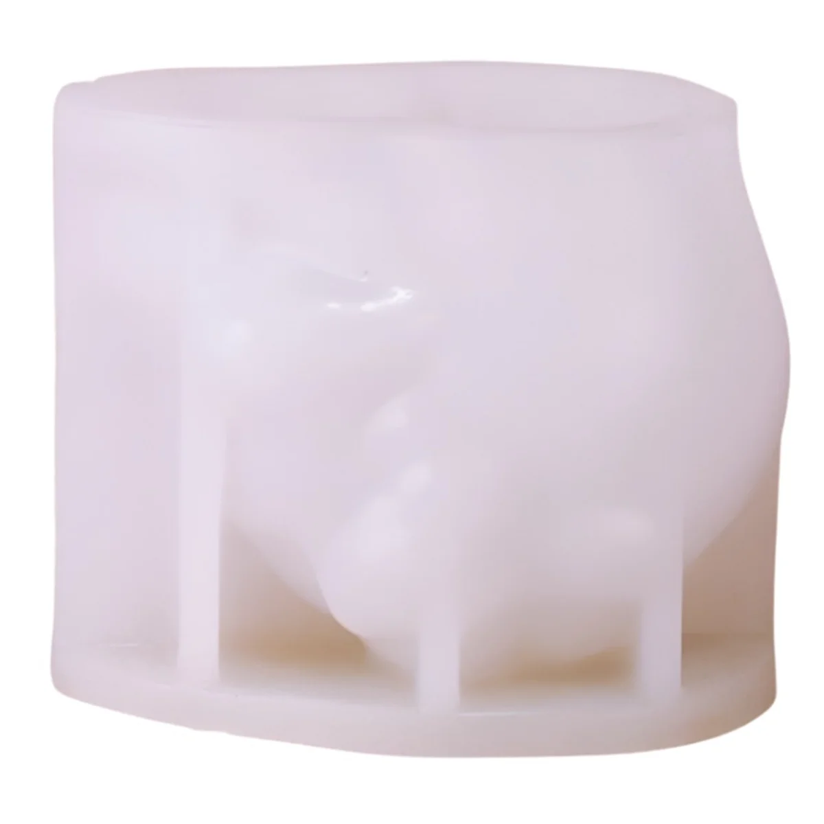 RANA-Molde de vela de calavera rosa, bricolaje, pastel de Chocolate, hecho a mano, decoración de Halloween, molde A