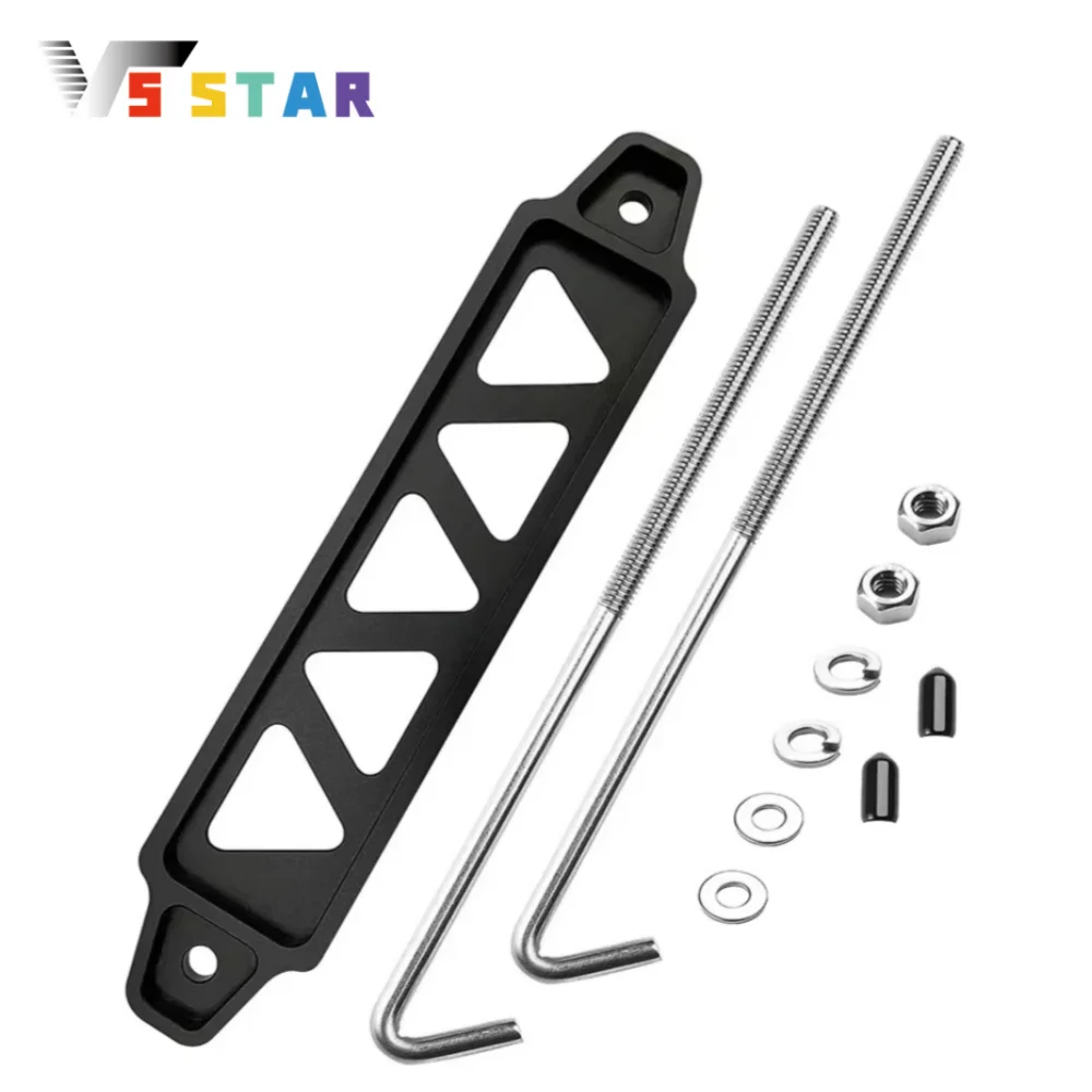 

Универсальный 10-дюймовый алюминиевый фиксированный кронштейн для аккумулятора, фиксирующий зажим для аккумулятора, держатель для 21 21R 22F 22HF 22R, черный, серебристый