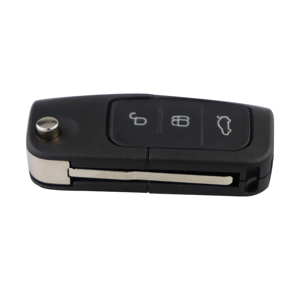 Llave remota de coche para Ford Focus Mk2 Mk3 Mk4 Fiesta 2 3 Mondeo Ranger Fusion C S Max 433MHZ 4D60/63 Chip 40/80 Bit HU101 FO21 Blade