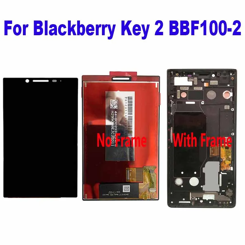 For Blackberry Key 2 BBF100-2 BBF100-4 BBF100-1 BBF100-6 LCD Display Touch Sensor Digitizer Assembly For Key2 / Key Two