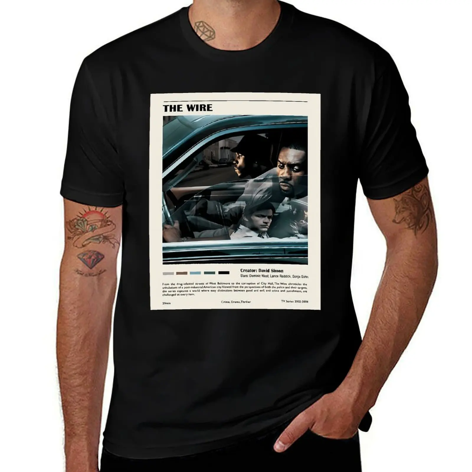 

TV Series T-Shirt blacks Luxury man topping aesthetic clothes mens tall t shirts