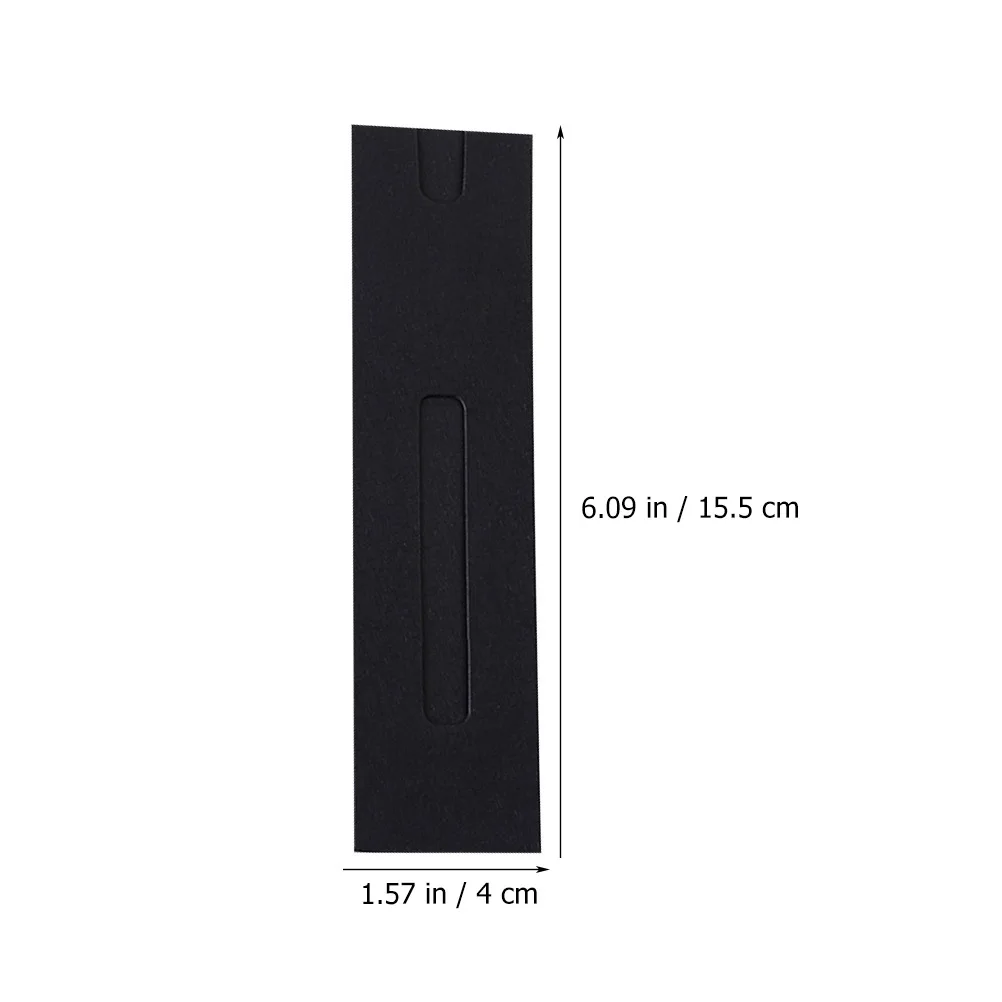 

30Pcs Kraft Paper Pen Sleeves Retro Design Single Pen Holder Gift Packaging Box Organizer Paper Pencil Case Practical
