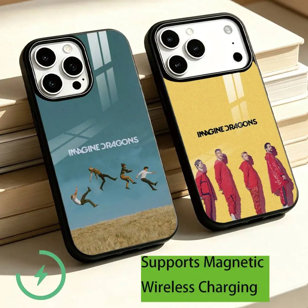 Rock Band Imagine Dragons Phone Case For iPhone18,17,16,15,14,13,12,11 Plus,Pro Allows magnetic wireless charging Gift