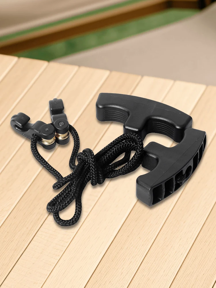 Crossbows Cocking Device Rope Cocker Ergonomic Handle Rope Cocking Device Heavy Duty Braided Rope Crossbows Cocker for Hunting