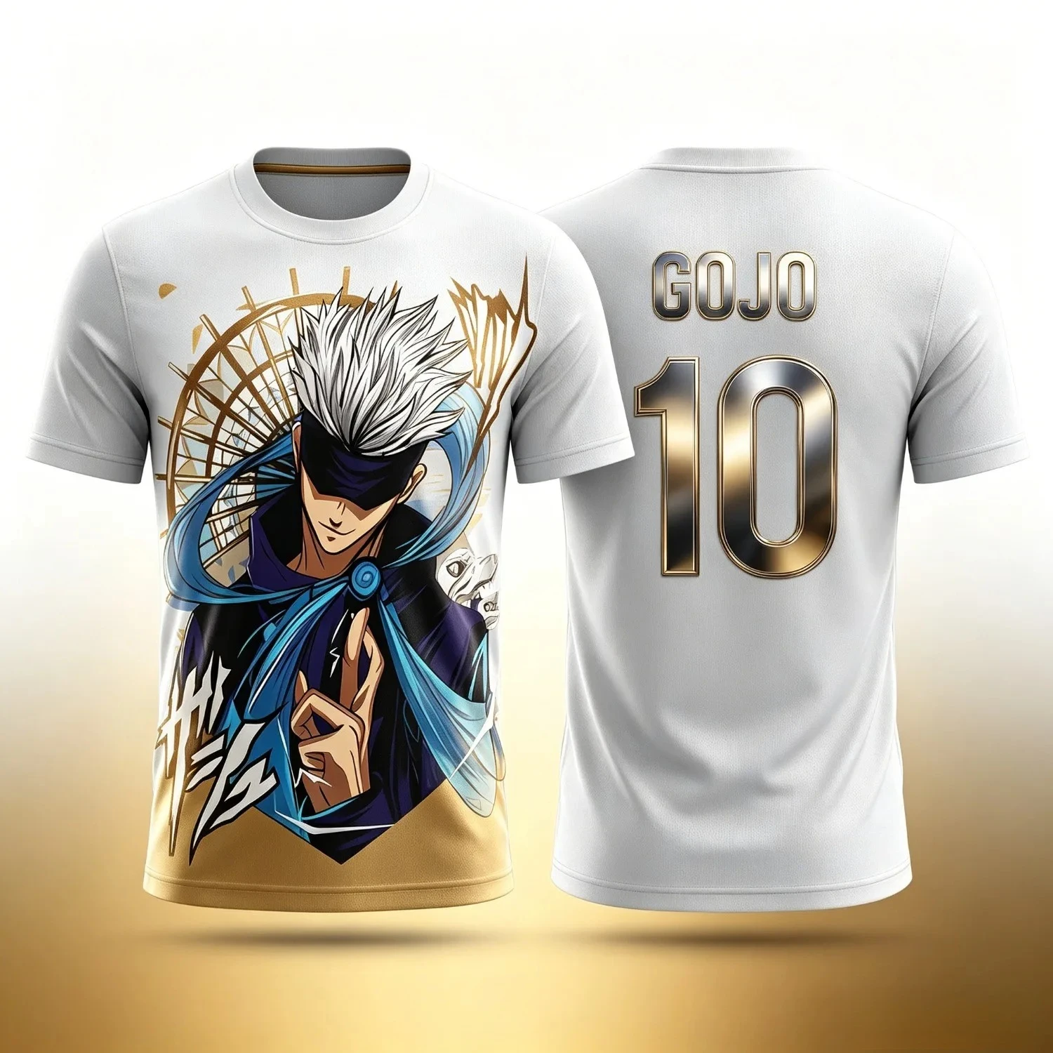 2026 Summer Jujutsu Kaisen Retro Cosplay T-shirt Men's 3D Printed Jiu Jitsu Short-sleeved Family Unisex Children's Sports Shirt
