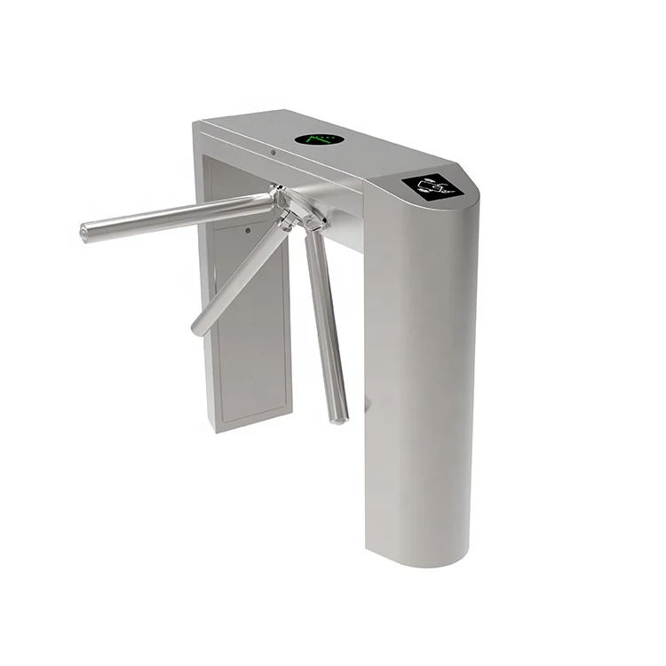 Access Control System Face Recognition QR Code Turnstile 304 Stainless Steel Pedestrian Entrance/Exit Barrier Gate Mechanism