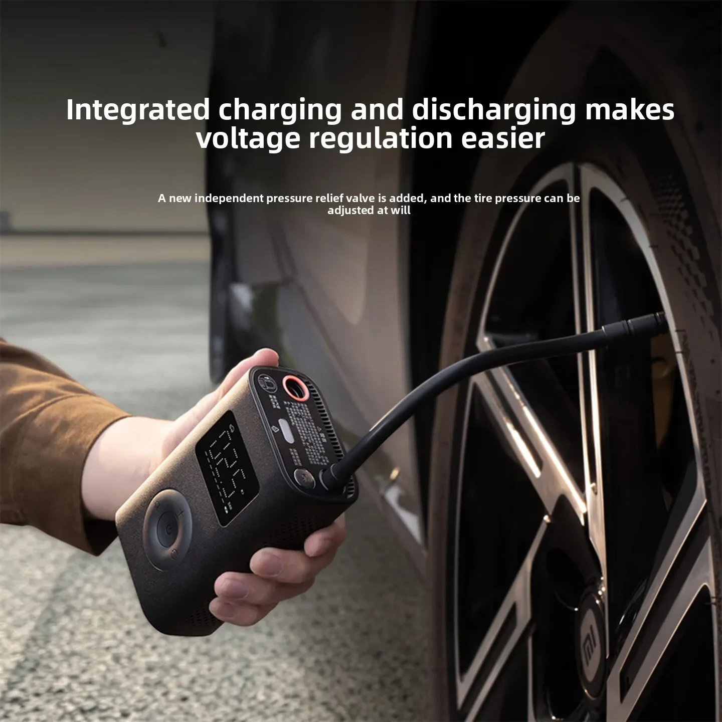 Mijia Portable Air Pump 3 Electric Tire Inflator Digital Display Auto Stop Air Compressor for Car Bike Motorcycle Balls