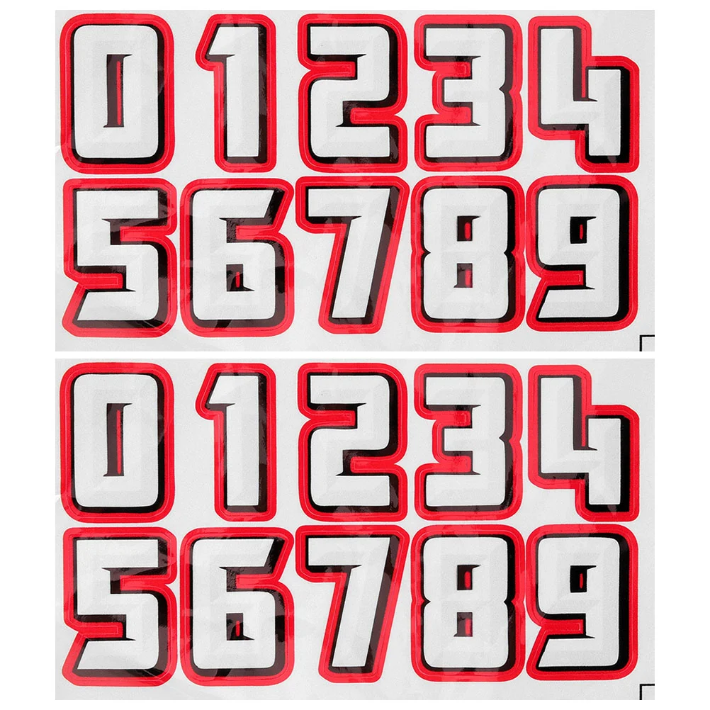 

Number Sticker Hockey Football Stickers Baseball Numbered Decals Softball